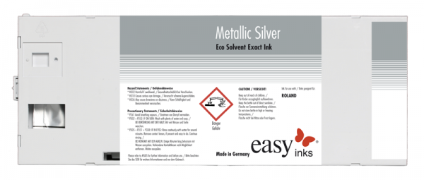 easy Eco Solvent Exact Tinte | Silber-Metallic