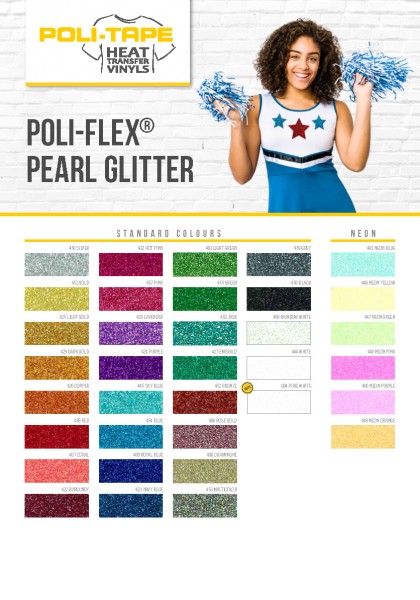 Farbkarte POLI-FLEX® PEARL GLITTER