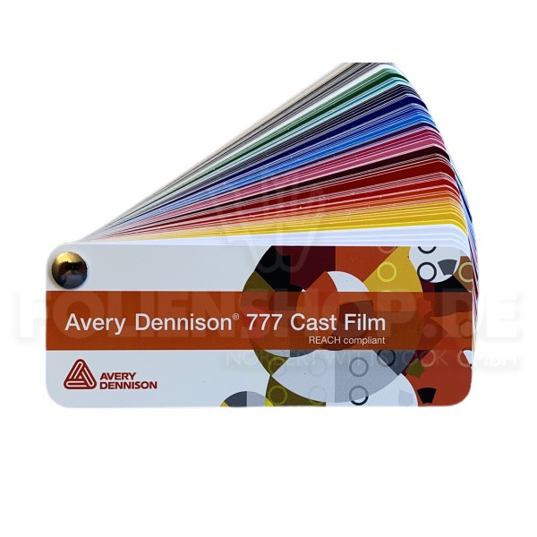 Farbfächer Avery Dennison® 777 Cast Film